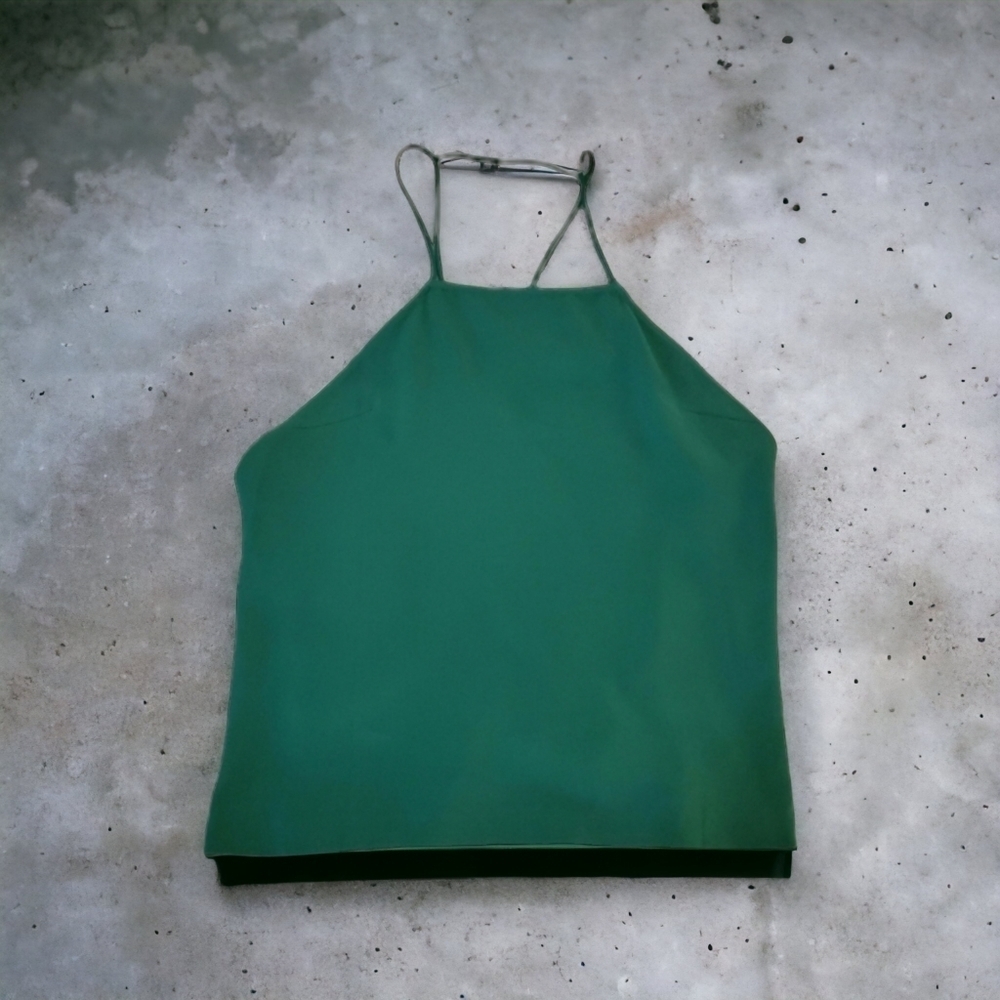 Women’s Green Halter Neck Top - Picture 3 of 8